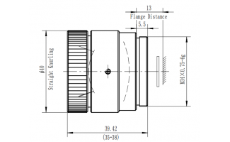 19mm f/1.0 Manual Focus Lenses for LWIR Thermal Imaging